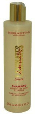 

Sebastian Laminates Sheer Shampoo for Unisex, Weightless Shine, 8.5 Ounce(250 ml)
