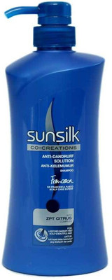 

Sunsilk Co-Creations Anti-Dandruff Solution Shampoo with ayur soap(650 ml)