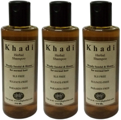 

Parvati Khadi Gramudyog Woody sandal & Honey shampoo (SLS, Sulfate & Paraben Free)(630 ml)