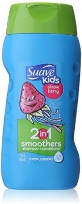 

Suave for Kids 2-in-1 Shampoo - Strawberry 12 oz. (Pack of 3)(354 ml)