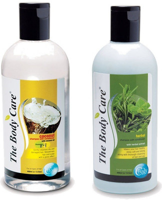 

The Body Care Coconut And Herbal Shampoo 400ml(800 ml)