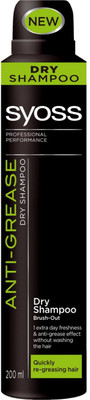 

Schwarzkopf ANTI-GREASE DRY SHAMPOO(200 ml)