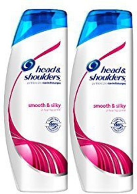

Head & Shoulders Head & Shoulders Smooth & Silky Dandruff Shampoo, 23.7-Fluid Ounces Bottles (Pack of 2)(700 ml)