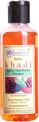 

Khadi Rishikesh Herbal Saffron Tulsi Reetha(210 ml)