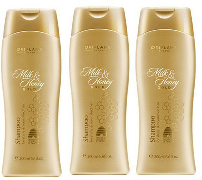 Oriflame Milk And Honey Shampoo (Pack Of 3)(600 ml)
