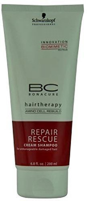 

Schwarzkopf BC Bonacure Repair Rescue Cream Shampoo, 200ml/6.8 oz(200 ml)