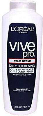 

L'Oreal Paris Vive Pro For Men Daily Thickening 2-In-1 Shampoo & Conditioner(384 ml)