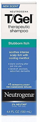 

Neutrogena T-Gel Shampoo, Stubborn Itch Control, 4.4 Fluid Ounce (Pack of 2)(130 ml)