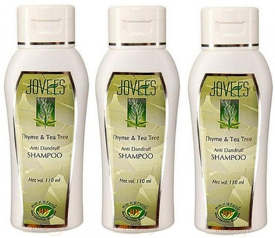 

Jovees Thyme & Tea Tree Anti Dandruff Shampoo (Pack of 3)(330 ml)