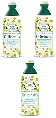 

L'Angelica Officinalis Shampoo Soothing With Chamomille And Extract Of Linseed -Pack Of 3(250 ml, Pack of 3)