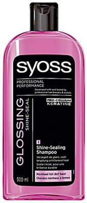 

Syoss Pro-Cellium Keratin Glossing Shine Seal Shampoo(500 ml)
