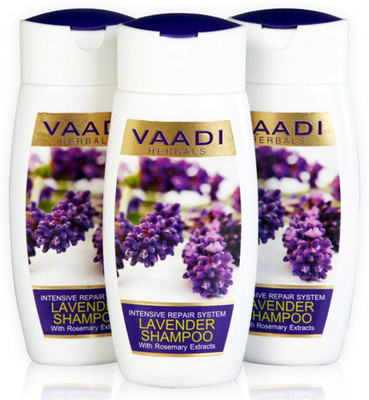 

Vaadi Herbals Lavender Shampoo With Rosemary Extract Pack of 3(110 ml)