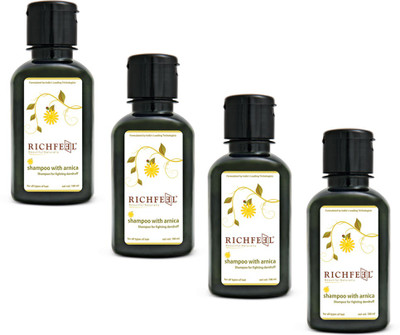 

Richfeel Shampoo With Arnica Pack Of 4(400 ml)