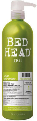 

Bed Head Tigi RE-ENERGIZE SHAMPOO URBAN ANTI-DOTES DAMAGE LEVEL 1(750 ml)