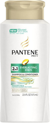 

Pantene Pro-V Everlasting Ends 2-in-1 Shampoo & Conditioner 675ml(675 ml)