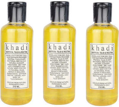 

Parvati Khadi Gramudyog Saffron, Tulsi & Reetha(630 ml)