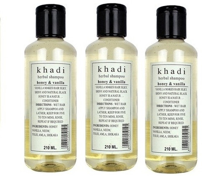 

khadi Herball Honey & Vanilla Shampoo(630 ml)