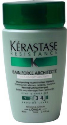 

Kerastase Resistance Bain De Force Architecte Reconstructing Shampoo, 2.71 Ounce(80 ml)