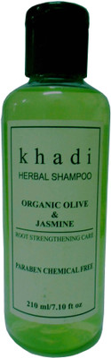 

Khadi Herbal Organic olive & jasmine ( Paraben Chemical Free ) Shampoo(210 ml)