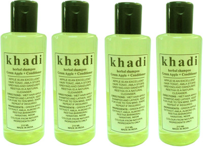 

Khadi Herbal Green Apple + Conditioner Shampoo(840 ml)