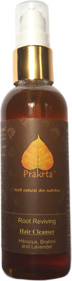 

Prakrta Root Reviving Hair Cleanser - with hibiscus, brahmi & lavender *100% natural*(110 ml)