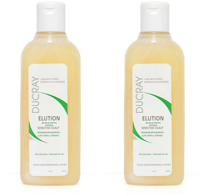 

Ducray Elution dermo-protective Shampoo for Sensitive Skin - Pack of 2(115 ml)