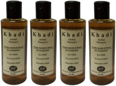 

Parvati Khadi Gramudyog Woody sandal & Honey shampoo (SLS, Sulfate & Paraben Free)(840 ml)
