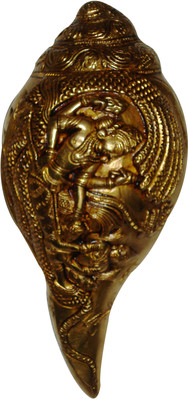

Aakrati Religious Conch Of Lord Vishnu Decorative Shankh(Yellow)
