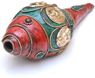

Purpledip Blowing Shankh(Red, Green)