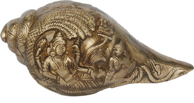 

Aakrati Religious Decorative Shankh(Brown)