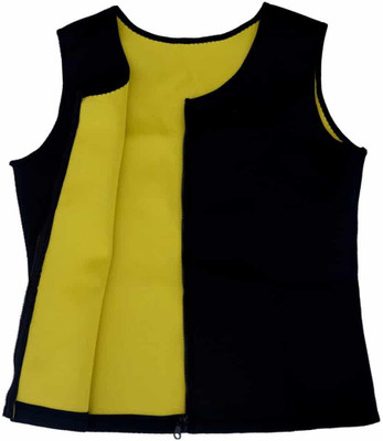 

Comfort Layer ™ Tummy Tucker Trimmer Sauna Neoprene Shaper for Yoga Men Compression(Black Sleeveless