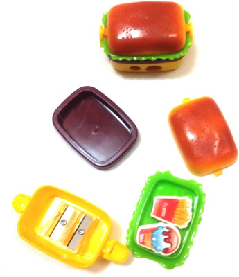 

Palakz Burger Pencil Sharperners(Set of 3, Multicolor)