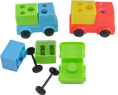 

Saamarth Impex Truck Single Pencil Sharperners(Set of 3, Multicolor)