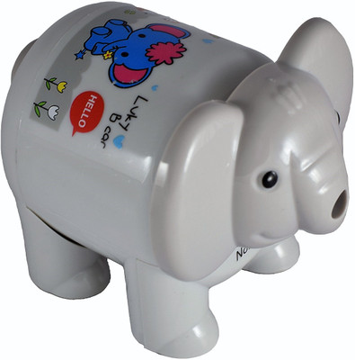 

Funmatic Designer Elephant Single Pencil Sharpener(Grey)