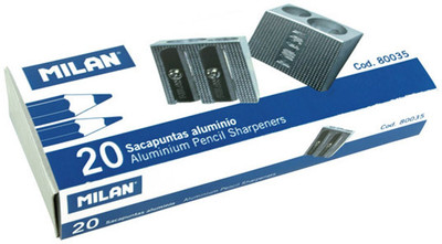 

Milan Spain Aluminium Double Sharperners(Set of 20, Multicolor)