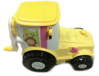 Shrih Car Figured Indrawing Pencil Sharpeners(Set of 1, Yellow)
