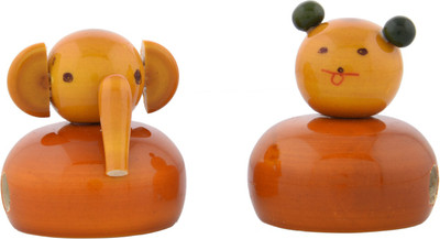 

Anuradha Ganesh/Teddy Bear Single Pencil Sharperners(Set of 2, Multicolor)