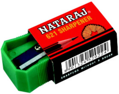 

NATARAJ 621 Single Pencils Sharperners(Set of 100, Green)