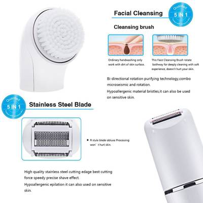 ENEM Keda 5 in 1 Rechargeable Electric Beauty Tools Kit-Epilator,...