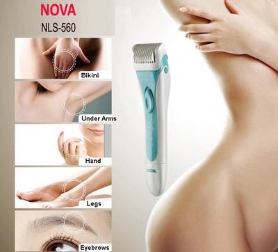 Nova NLS 560 100 % waterproof Sensitive Touch Lady Shaver For Wom...