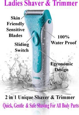 Nova NLS 560 100 % waterproof Sensitive Touch Lady Shaver For Wom...