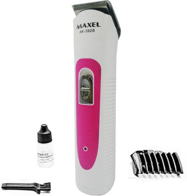 

Maxel AK-3928-P Cordless Trimmer for Men(Pink)