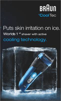 Braun Cooltec CT2S Shaver For Men (Black) 