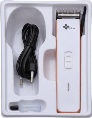 SAM Shaver 0454 Orrange Trimmer For Men (Orange) 