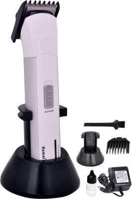 Kemei Electric Hair And Beard KM 2599 Trimmer For Men (white) 