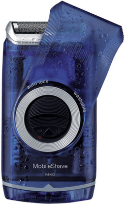 Braun M60 Shaver For Men(Blue) available at flipkart for Rs.1695