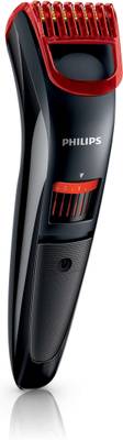 Philips QT4011 Trimmer For Men (Black & Red)