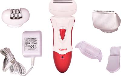 Kemei hair remover 3 in 1 KM-2368 Epilator For Women (Multicolour) 