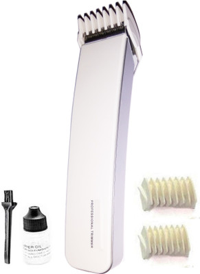 Professional Slim Design Trimmer 45 min  Runtime 4 Length Settings(White)