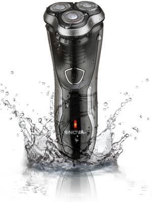 Nova Aqua 3D Wet & Dry NAS 710 Shaver For Men (Black) 
